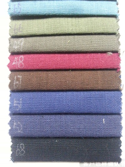 GZ-JCH 高品質麻竹節彈力 97%C 3%SP  150CM JA042 細節-1